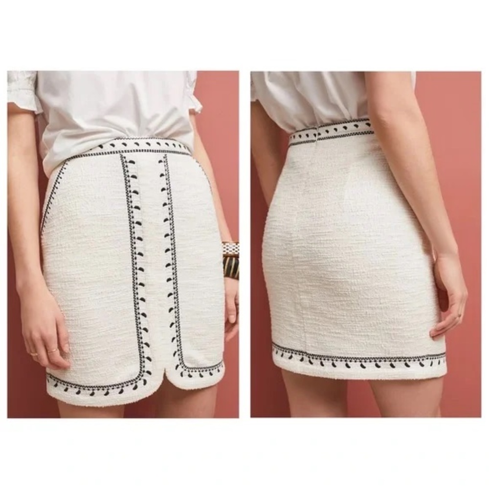 Anthropologie Dolan Left Coast Tulley Textured Mini Skirt